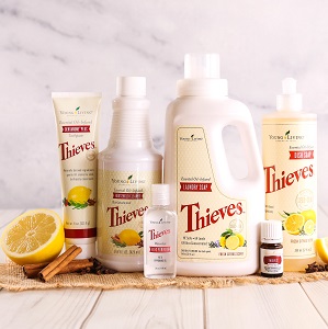 Young Living Thieves Essential Oil-Infused Laundry Soap - Fresh Citrus Scent