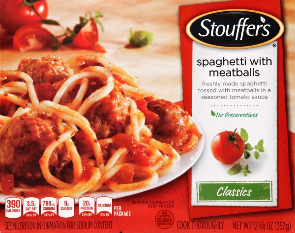 Stouffer's Spaghetti with Meatballs