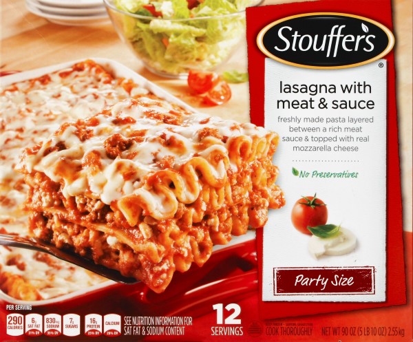 Stouffer's Party Size Lasagna with Meat & Sauce