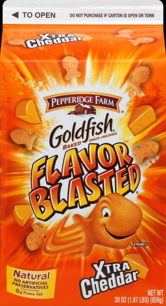 Pepperidge Farm Goldfish Flavor Blasted Extra Cheddar
