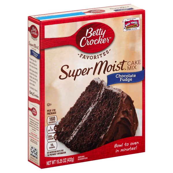 Betty Crocker Supermoist Chocolate Fudge Cake Mix