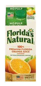 Florida's Natural 100% Pure Premium Orange Juice - No Pulp