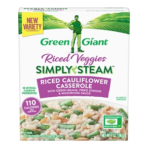 Green Giant Simply Steam Riced Veggies - Riced Cauliflower Casserole