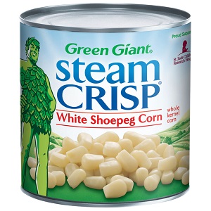 Green Giant Steam Crisp White Shoepeg Corn