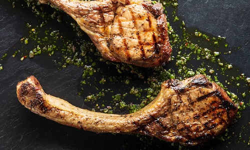 Iberian Duroc Pork Tomahawk Chop