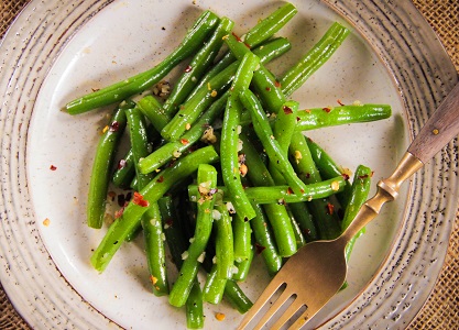 Sweet Hot Green Beans