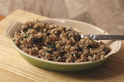 Farro & Roasted Mushrooms