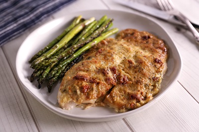 Pesto Baked Tilapia