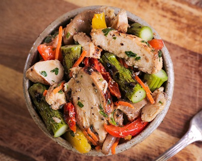 grilled tuscan salad chicken