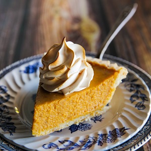 Grandma Tobias Pumpkin Pie Slice