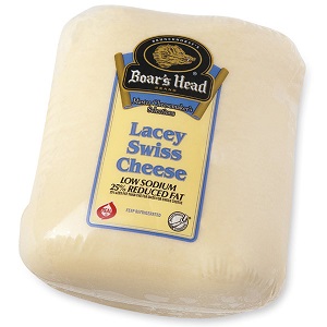 Boar’s Head Low Sodium Lacey Swiss Cheese