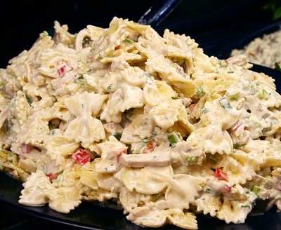 Turkey Bowtie Pasta Salad
