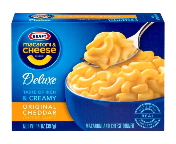 Kraft Macaroni & Cheese Sauce, Original Cheddar, Deluxe 14 oz