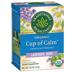 Traditional Medicinals Organic Cup of Calm Lavender Mint Tea