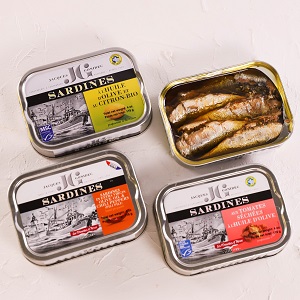 Jacques Gonidec Sardines in Extra-Virgin Olive Oil with Lemon
