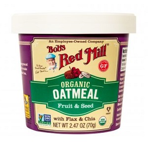 Bob's Red Mill Organic Gluten Free Fruit & Seed Oatmeal Cup
