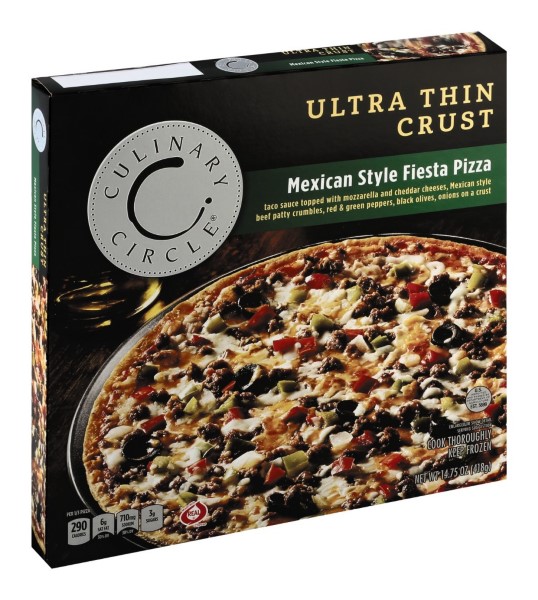 Culinary Circle Ultra Thin Crust Mexican Style Fiesta Pizza