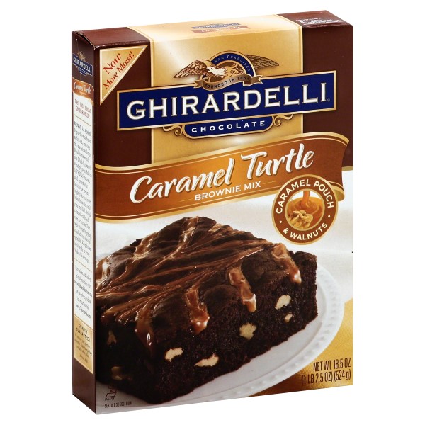 Ghirardelli Caramel Turtle Brownie Mix