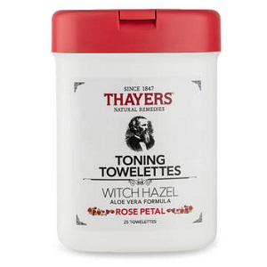 Thayers Natural Remedies Witch Hazel Rose Petal Toning Towelettes