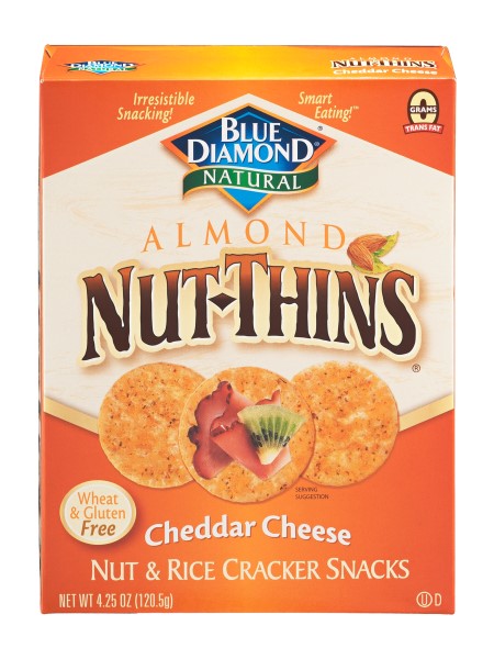Blue Diamond Almond Nut-Thins Cheddar Cheese