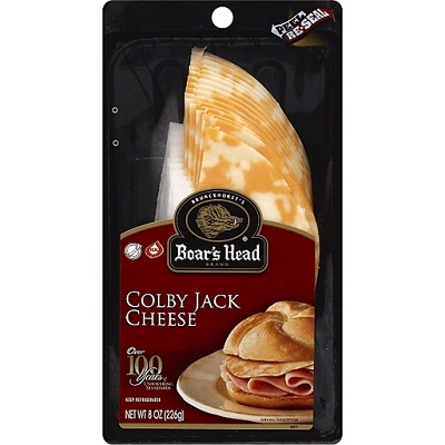Boar's Head Colby Jack Cheese Slices