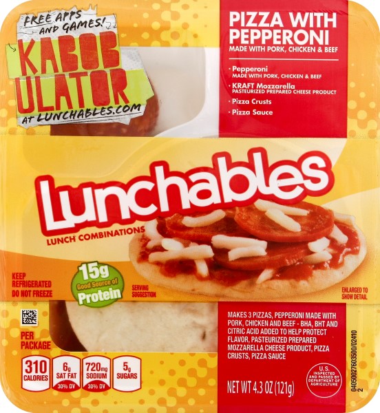 Oscar Mayer Lunchable Pepperoni Pizza