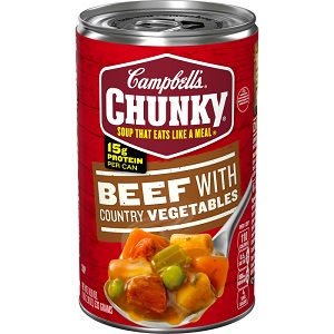 Campbell's Chunky Beef with Country Vegetables Soup