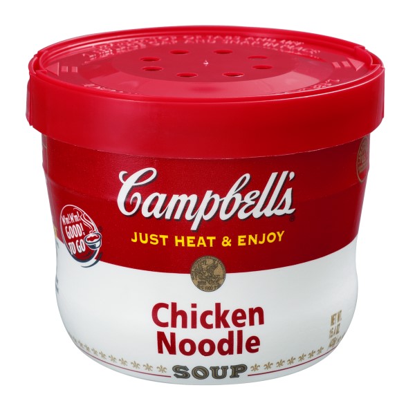 Campbell's Chicken Noodle Soup Microwavable Bowl