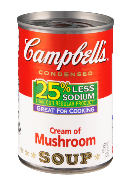 Campbell's 25% Less Sodium Cream of Mushroom Soup