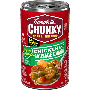 Campbell's Chunky Healthy Request Chicken & Sausage Gumbo Soup