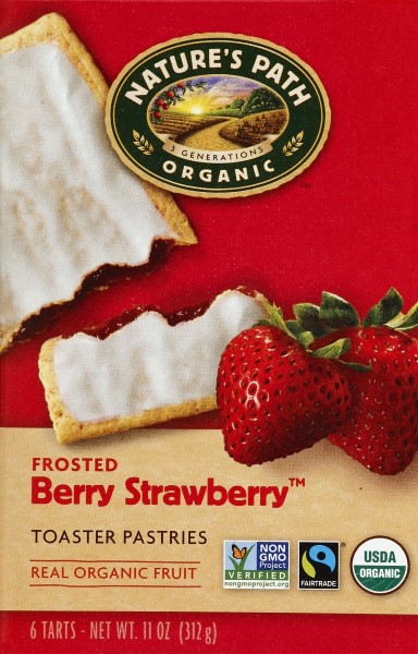 Nature's Path Frosted Berry Strawberry Toaster Pastries