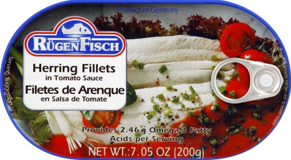 Rugenfisch Herring Fillets in Tomato Sauce