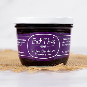 Eat This Yum! Seedless Blackberry Rosemary Jam