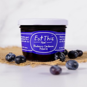 Eat This Yum! Blueberry Cardamom Preserves