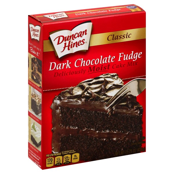 Duncan Hines Dark Chocolate Fudge Cake Mix