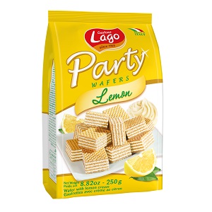 Gastone Lago Party Wafer Cookies - Lemon