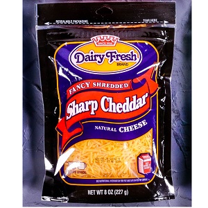 Dairy Fresh Sharp Cheddar Cheese Fancy Shredded