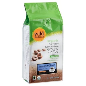 Wild Harvest Organic French Dark Roast Ground Coffee