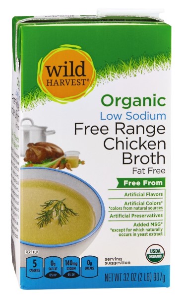 Wild Harvest Organic Low Sodium Chicken Broth