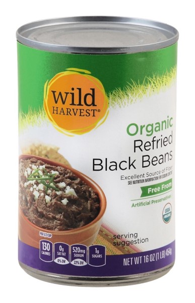 Wild Harvest Organic Refried Black Beans