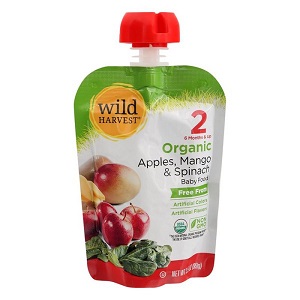 Wild Harvest Organic Baby Food 2 - Apples Mango Spinach