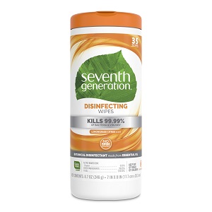 Seventh Generation Disinfecting Wipes Lemongrass Citrus