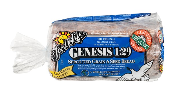 Food For Life Genesis 1:29 Sprouted Whole Grain and Seed Bread