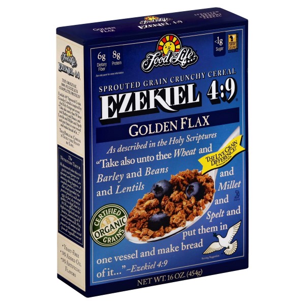 Ezekiel 4:9 Sprouted Grain Crunchy Cereal - Golden Flax