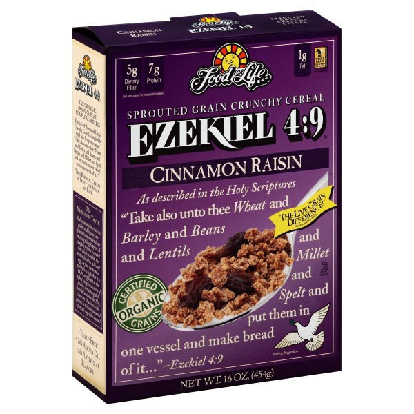 Food For Life Organic Ezekiel 4:9 Cinnamon Raisin Cereal