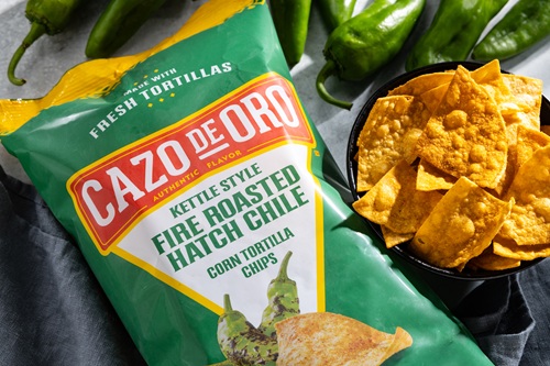 Cazo de Oro Fire Roasted Hatch Chile Tortilla Chips