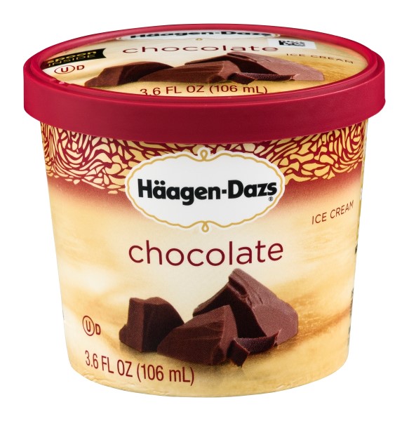 Häagen-Dazs Cups Chocolate Ice Cream
