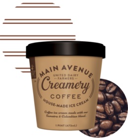 UDF Main Avenue Creamery Ice Cream - Coffee