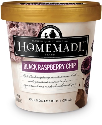 Black Raspberry Chocolate Chip Gelato