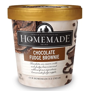 Homemade Brand Chocolate Fudge Brownie Ice Cream
